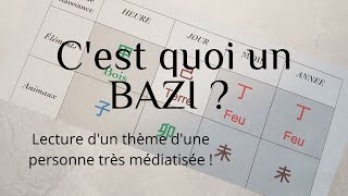 Comment se présente un BAZI ? Une lecture bien concrète...