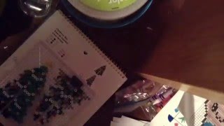 Perler bead Christmas tree speed art- Christmas countdown
