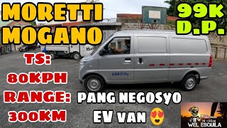 MORETTI MOGANO | MINI EV CARGO VAN NA PANG NEGOSYO