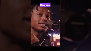 Lil tjay “pop out” open mic vs the real song! #shorts #rap #fyp #video #song #liltjay
