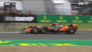 LANDO NORRIS \u0026 ISACK HADJAR ALMOST CRASH IN FP1