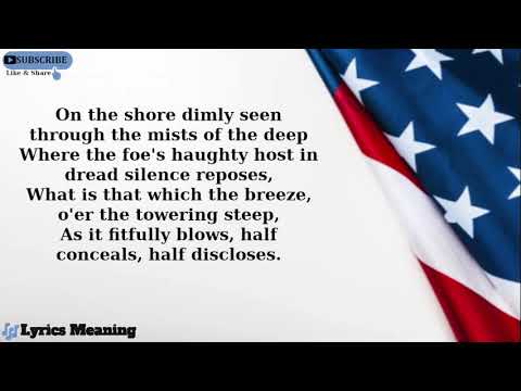 National Anthem Of The United States - The Star-Spangled Banner ...