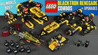 Combining TWO $100 LEGO BLACKTRON Renegade Sets + GWP Cruiser: ULTIMATE COMBO BUILD