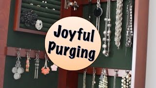 Joyful Decluttering |  KonMari Method Inspired