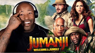 FIRST TIME WATCHING *Jumanji: Welcome To The Jungle* MOVIE REACTION