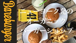 ニューヨークで大人気！オーガニックバーガーショップで、アメリカサイズのハンバーガー食べてきた！