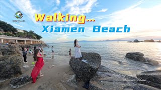 beautiful Xiamen Baicheng Beach#travel china#walking 美丽的厦门沙滩