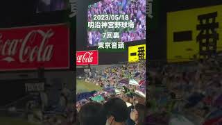 【東京音頭】7回裏(東京ヤクルトスワローズ) #セリーグ #プロ野球 #明治神宮球場 #東京ヤクルトスワローズ #応援歌 #東京音頭