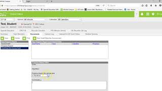 Creating a Progress Report in Infinite Campus