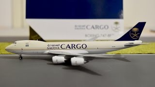 Gemini Jets 1:400 Saudia Cargo 747-8F Unboxing and Review