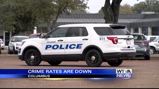 Columbus police chief says crime rates are down