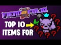 Top 10 Items For Fiend - Fiend Folio Mod - The Binding of Isaac Afterbirth+