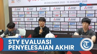 Pelatih Timnas Indonesia Shin Tae-yong Evaluasi Penyelesaian Akhir Jelang Laga Semifinal
