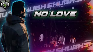 no love slowed reverb -shubh | gta 5 song punjabi edited | rockstar editor