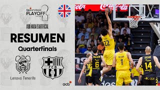 Lenovo Tenerife - Barça (92-97) HIGHLIGHTS | Plyoff Liga Endesa 2024