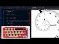 ASMR Programming - Clock Tick-Tock Endless Animation - Three.js