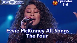 Evvie McKinney All Performances  All Songs with Background Story -The Four Seaso