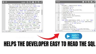 Awesome SQL Formatter Online | Very helpful website