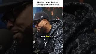 method man puff on snoop's wow verse #youtubeshorts #shorts #viral #podcast
