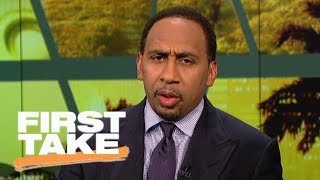 Stephen A. Smith calls ESPN's #NBArank 'garbage' for Carmelo Anthony rating | First Take | ESPN
