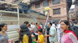 Saparu 2078 Bhaktapur Gai Jatra festival No Ghintanghisi Dance this Year due to corona virus II