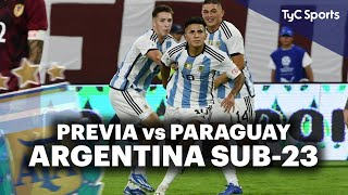 SELECCIÓN ARGENTINA Sub 23: FORMACIÓN vs PARAGUAY, LA CLASIFICACIÓN A LOS JUEGOS OLÍMPICOS Y MÁS ⚽