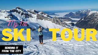 My 1st SKI TOUR | Up the Rossstock