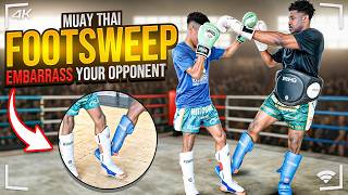 Muay Thai Foot Sweep: Outsmart the Aggressive Opponent!