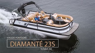 The Viaggio Diamanté 23S | A High-end Quality 2023 Pontoon