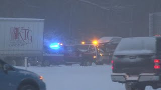 Snowstorm strains emergency responders