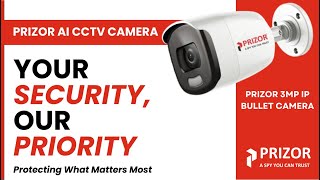 Prizor 3MP IP Bullet Camera: Advanced Security at Its Best! 🚨