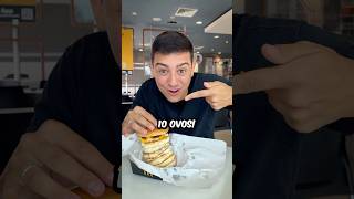 Eu Comprei o Maior Lanche de Ovo da História do McDonald’s (10 Ovos) 🥚 #shorts