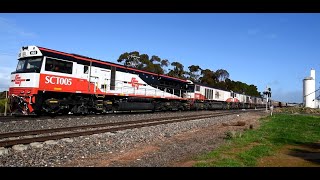 SCT Logistics 11 locomotives in 2 days! Monarto, Nairne and Mt Lofty, S Australia 25 \u0026 26 Jul 22