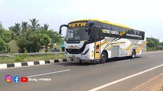 Vetri Travels MG Gliders Routes to Nagercoil | Vetri travels | KGF 2 NCS | ncs | busy wheels |