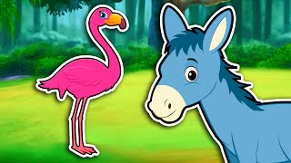 Animals With Silly Sounds! | Learn Animal Sounds | Kids Learning Videos