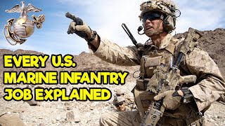 Every U.S. Marine Corps Infantry Job Explained in 16 Minutes or Less