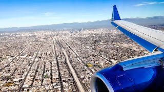 Landing At Lax After Christmas Sleepy Morning Arrival Delta E175 Light