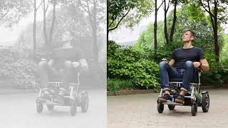 Airwheel H3T Best Smart Electric Remote Wheelchair following wheelchair 2020