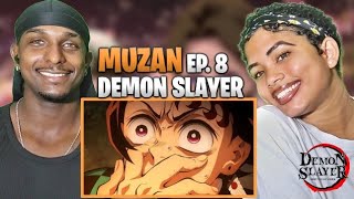 MUZAN KIBUTSUJI e o ONI mais FORTE? - REACT! Kimetsu no Yaiba - EPISÓDIO 8 (DUBLADO) 🇧🇷