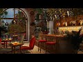 rainy autumn night with cozy fall coffee shop ambience relaxing jazz music u0026 rain sounds