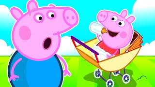 Peppa Turned Into A BABY!!