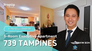 739 Tampines 5-Room Executive Apartment Video Walkthrough