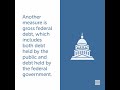 Federal Budget FAQ: What is the federal debt?