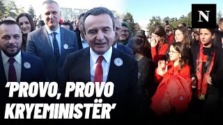 ‘Provo, provo kryeministër’ – i thotë dikush Kurtit.. Momente nga shënimi i Ditës së Forcës