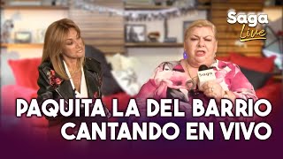 ENTRE LÁGRIMAS: Paquita La del Barrio canta sus éxitos | Saga Live