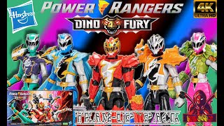 Team Up Pack | Power Rangers Dino Fury [Hasbro]- Amazon Exclusive - UNBOXING \u0026 REVIEW : (ENGLISH) 4K