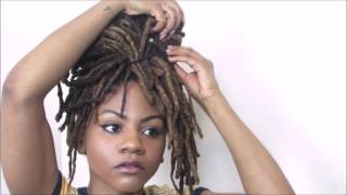 My Favorite Loc Messy Bun