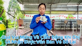 Bất ngờ đến với chị khi được MTQ giúp vốn đi bán vé số lại