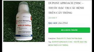 APROACH 250SC – THUỐC ĐẶC TRỊ CÁC BỆNH TRÊN CÂY TRỒNG