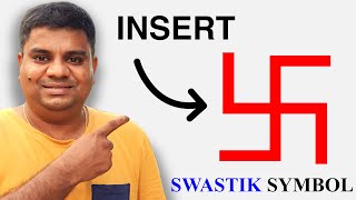 How to Insert SWASTIK Symbol In Word - [ 卐 ]